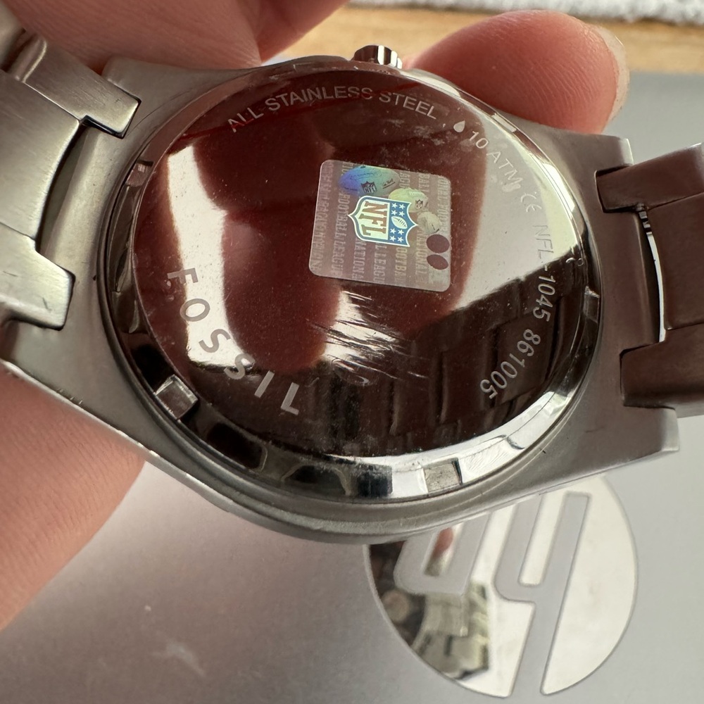 NFL FOSSIL EDITION WATCHES RARE - Picture 4 of 7